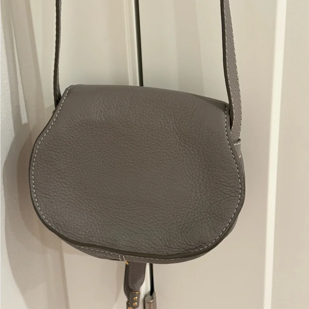 Chloe - Marcie Small Crossbody Bag - Gray - Pre-Owned - Plz Check Pics - Picture 6 of 16